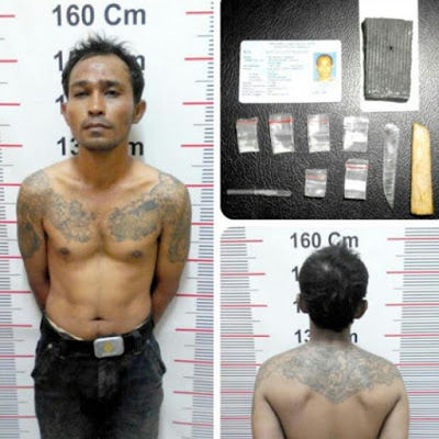 Sempat Memberikan Perlawanan Ancam Polisi Dengan Pisau, Akhirnya Pemilik 4 Paket Sabu Ini Tertangkap