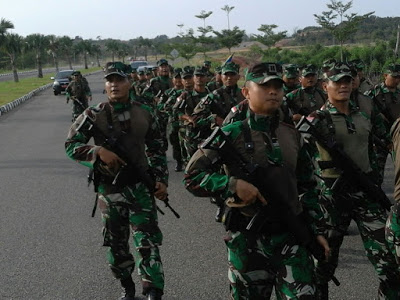 374 ORANG PRAJURIT DAN ASN LANTAMAL IV IKUTI LINTAS MEDAN