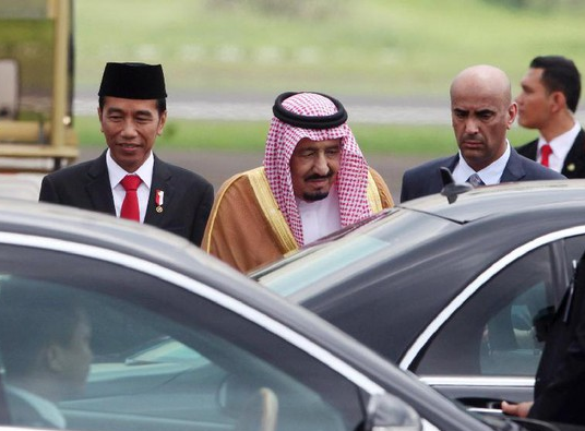 Rombongan Raja Salman Tiba di Istana Bogor