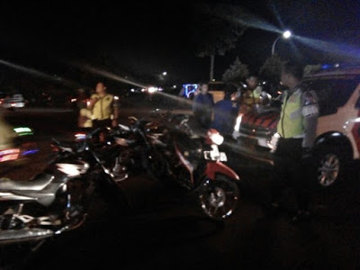 Satlantar Polres Kediri Jaring Puluhun Motor Saat Razia