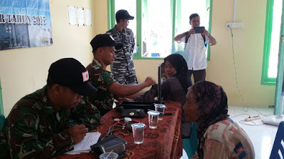 Lantamal IV Gelar Bhakti Sosial Kesehatan TNI AL, Bina Daerah Pesisir di Pulau Mantang Baru Bintan