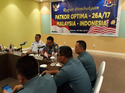 Danlantamal IV Buka Patkor Optima 26A/17 Indonesia Malaysia di Batam