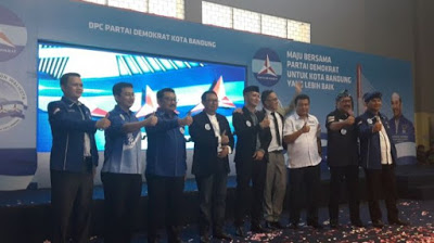 Launching Peserta Konvensi, DPC Demokrat Resmi Kenalkan 4 Bakal Calon Wali Kota Bandung