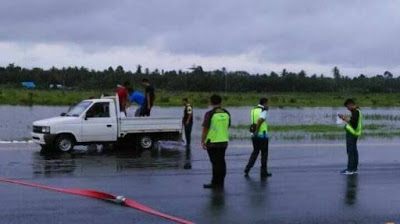 Bandara Supadio International Pontianak Tergenang Air : 8.000 Penumpang Batal Berangkat