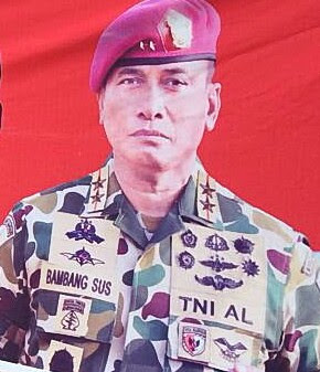 Komandan Marinir Mayjen TNI Bambang Suswantono Resmikan Yonmarhanlan XII