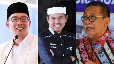 Survei Pilgub Jabar:  Paslon Ridwan Kamil-Uu Ruzhanul Bersaing Ketat dengan Paslon Dua Dedi