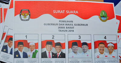 Suara Masuk 90 Persen, Pasangan Rindu Ungguli Di Real Count KPU Jabar