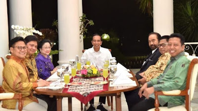Pertemuan Enam Ketum Partai, Sepakat Usung Jokowi di Pilpres 2019