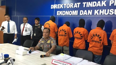 Polisi Bongkar Sindikat Para Pelaku Pembobolan 14 Bank