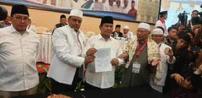 Ini Butir – Butir Fakta Integritas  Capres Prabowo – Ijtimak Ulama Jilid II
