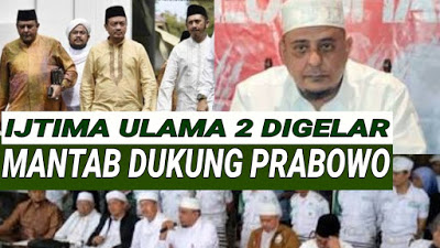 Calon Presiden  Prabowo Subianto Hadiri Ijtima Ulama Jilid II