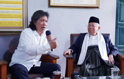 Ditemui KH Maruf Amin, Caknun:  Saya Menjadi Penonton Saja