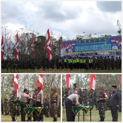 Upacara Penutupan TNI Manunggal Membangun Desa ke 103 di Bangkalan, Berjalan Semarak