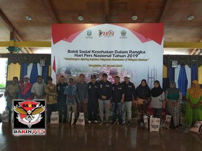Peringati Hari Pers Nasional tahun 2019, Pemprov Jatim Adakan Bakti Sosial di Bangkalan Madura