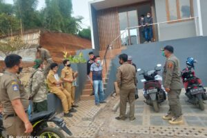 Warga Terdampak Banjir, Satpol PP Dan LH Tinjau Lokasi Proyek Perumahan Bali Garder City View PT Pesona Jaya Abadi