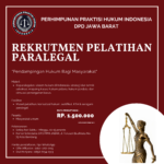 Rekrutmen Dan Pelatihan Paralegal Bersama PPHI Jabar
