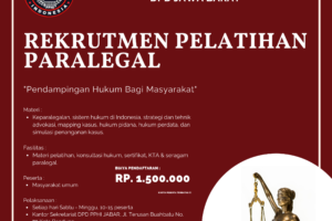 Rekrutmen Dan Pelatihan Paralegal Bersama PPHI Jabar