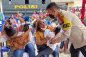 Menyambut HUT Bhayangkarake-76, Polres Taput Adakan Bakti Sosial di Lumban Rihit Desa Hutauruk Sipoholon