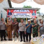 Kapolres Tapteng Resmikan Pos Kampung Bersinar di Gang Nibung Pandan