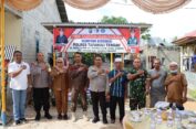 Kapolres Tapteng Resmikan Pos Kampung Bersinar di Gang Nibung Pandan