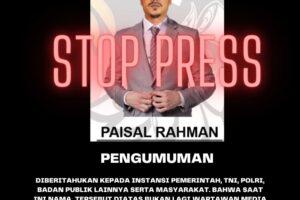 PENGUMUMAN STOP PRESS