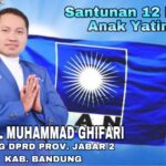 Adv. Fadhil Muhammad Ghifari, Caleg PAN DPRD Jabar 2 Kab Bandung, Salurkan Santunan 1200 Anak Yatim