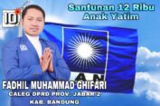 Adv. Fadhil Muhammad Ghifari, Caleg PAN DPRD Jabar 2 Kab Bandung, Salurkan Santunan 1200 Anak Yatim