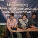 Konferensi Pers Panwaslu Cimenyan, Bahas Strategi Pengawasan Logistik Pemilu 2024