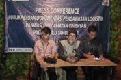 Konferensi Pers Panwaslu Cimenyan, Bahas Strategi Pengawasan Logistik Pemilu 2024